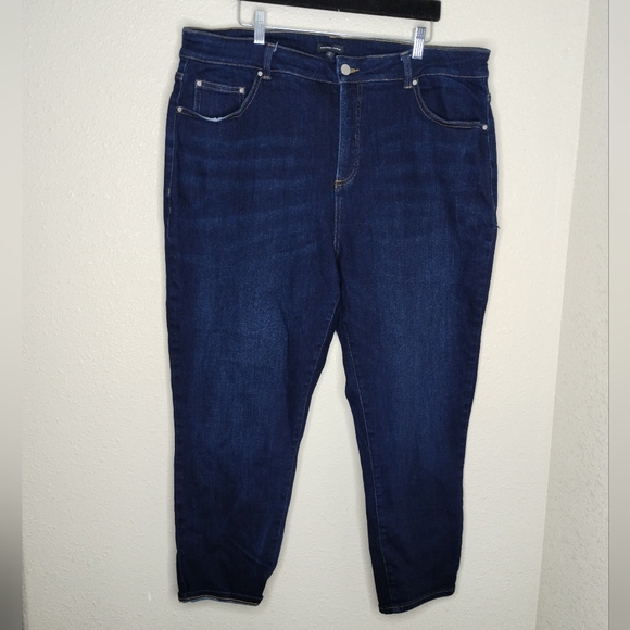 Universal Standard Joni High Rise Curve Slim Leg 27" Jeans Womens Size 22 - Picture 2 of 6